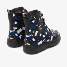 Camper Blue Boots Kids - Norte Online Ireland | PIWGU8061